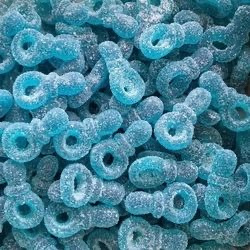 Tétines molles à la framboises sucrées(100G)