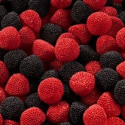 Mûres perlées rouges et noires(150G)