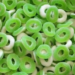 Anneaux sucrés pomme(100G)