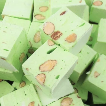 Cubes nougat pistache(5unité)