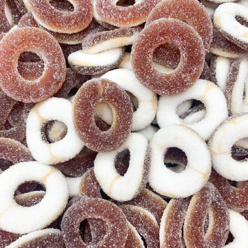 Anneaux sucrés goût cola(100G)